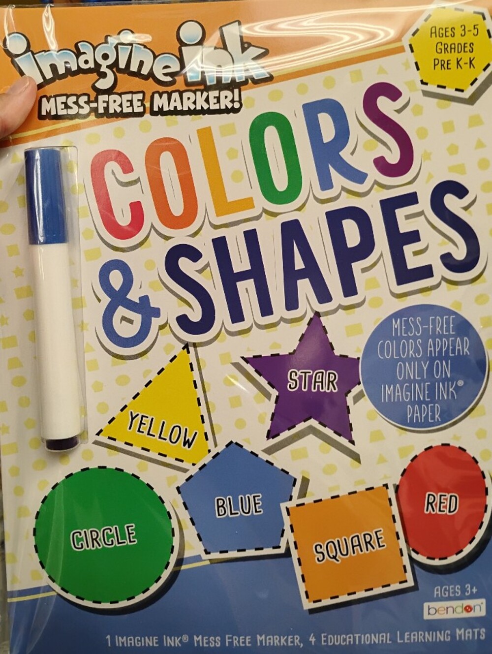 Colors & Shapes Activity Set - Blue Marker